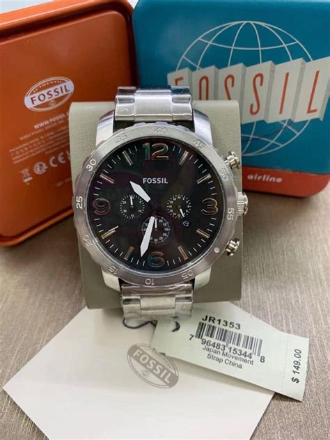 FOSSIL NATE CHRONOGRAPH STAINLESS STEEL WATCH P 3500 Men S Fashion