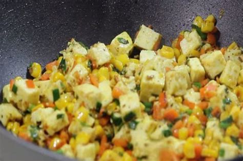 How To Make Vegetable Paneer Stir Fry For Toddlers And Kids