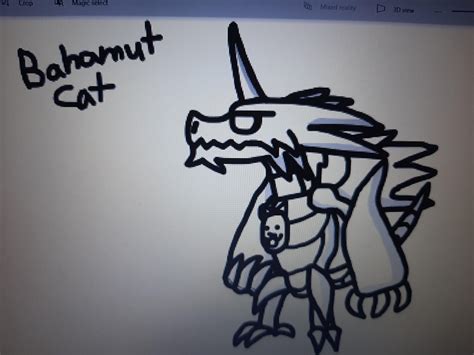 [Fan-Made] I draw bahamut cat : r/battlecats