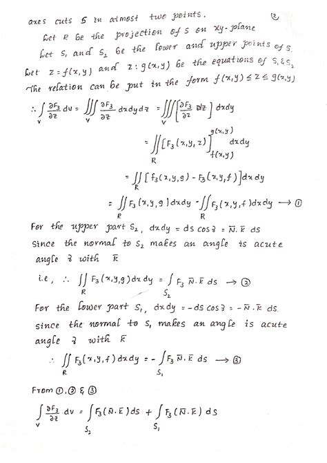 SOLUTION Gauss S Divergence Theorem Solved Problems Practice Exam