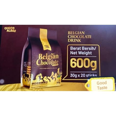 BELGIAN CHOCOLATE DRINK NEW MENU CHOCO ALBAB 20 SACHETS Shopee Malaysia