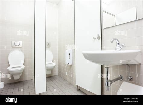 In An Public Building Are Womans Toilets Whit Sinks Stock Photo Alamy