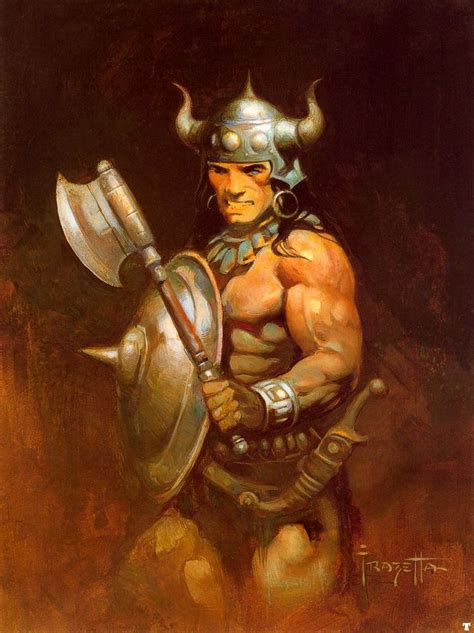 Frank Frazetta Conan The Barbarian Barbarian