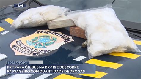 Teófilo Otoni PRF para Ônibus na BR 116 e Descobre Passageiro