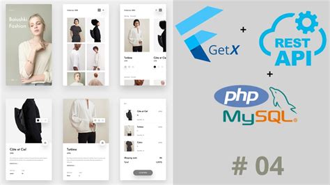 GetX Flutter Online Shopping Store App Tutorial PHP MySQL Backend