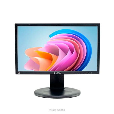 Monitor Lcd Itautec W Pw Seminovo Garantia De Meses