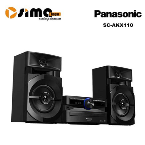 Equipo De Sonido Sc Akx Panasonic Simahogar