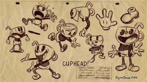 El Arte De Cuphead ️ Concept Art Making Of Y Diseño De Personajes