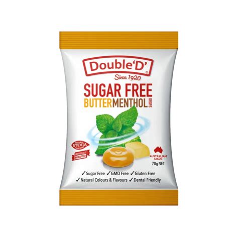 Keto Direct Double D Sugarfree Butter Menthol 70g