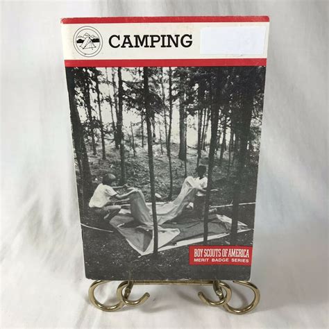 BSA Boy Scouts Of America Merit Badge Series Book Camping 1987 Vintage