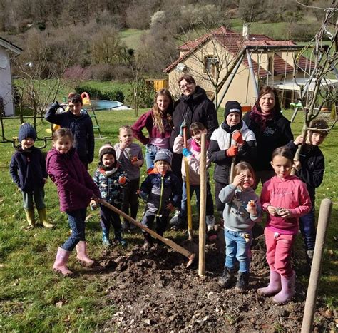 Buding Les Enfants Savent Planter Des Arbres Fruitiers