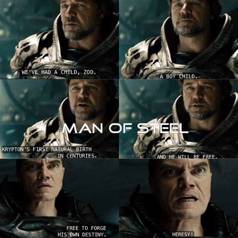 Man of Steel movie quotes | Superman || Jor El and Zod | Man of steel ...