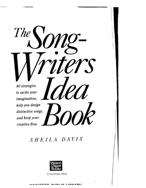 The Songwriters Idea Book Pdf