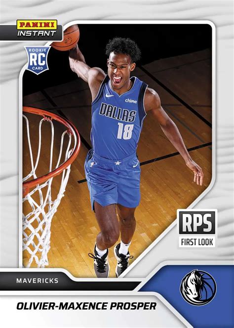 Nba 2023 24 Instant Rps First Look Basketball Single Card Olivier