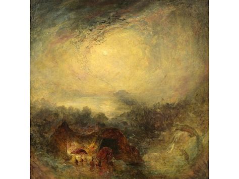 J M W Turner The Evening Of The Deluge C Giclee Etsy