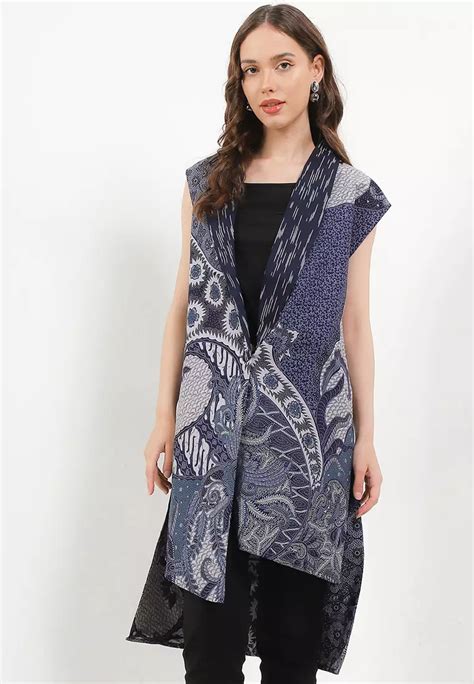 Beli Batik Premium Vest Elenia Rianty Batik Promo Gratis Ongkir