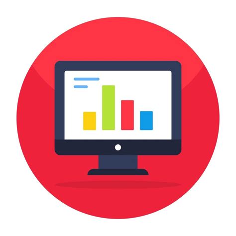 Colored Design Icon Of Online Data Analytics 13278890 Vector Art At Vecteezy