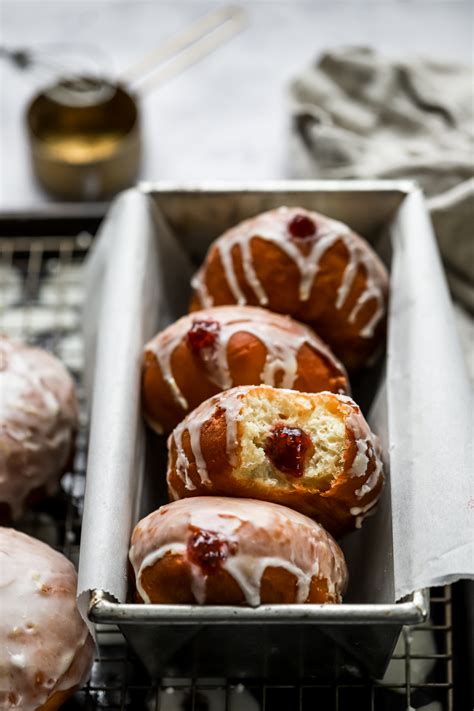 Hanukkah Jelly Doughnuts Sufganiyot Lions Bread