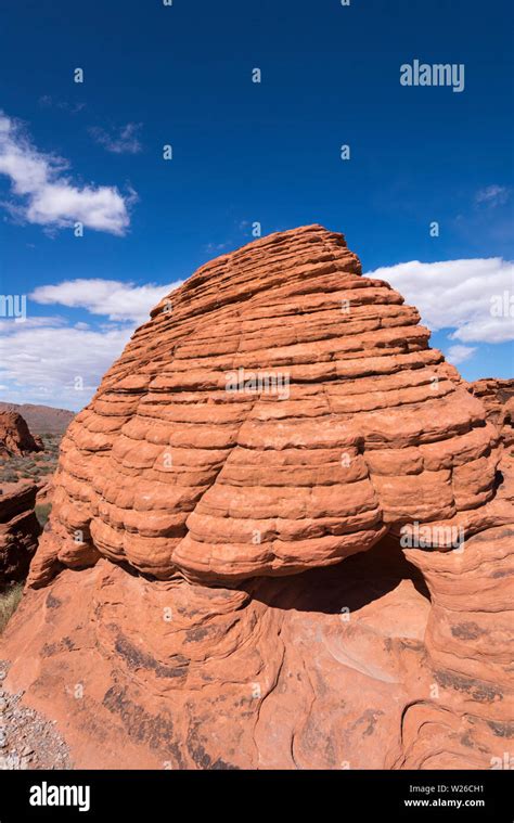 Beehive Rock Formations At The Valley Of Fire State Park Nevada Usa