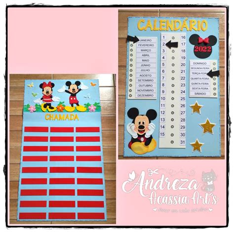 Kit 6 Painéis Mickey E Minie Elo7 Produtos Especiais