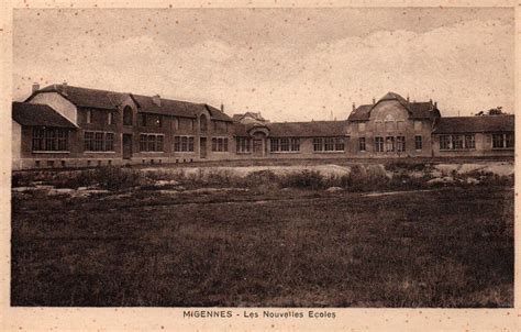 Migennes Les Nouvelles Coles Carte Postale Ancienne Et Vue D Hier