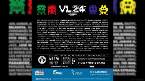 Revelada La Cartelera Del Vive Latino 2024 ADR Networks