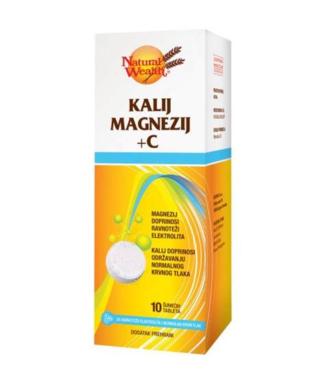 Natural Wealth Kalij Magnezij C Ume E Tablete A Pharmacy Plus