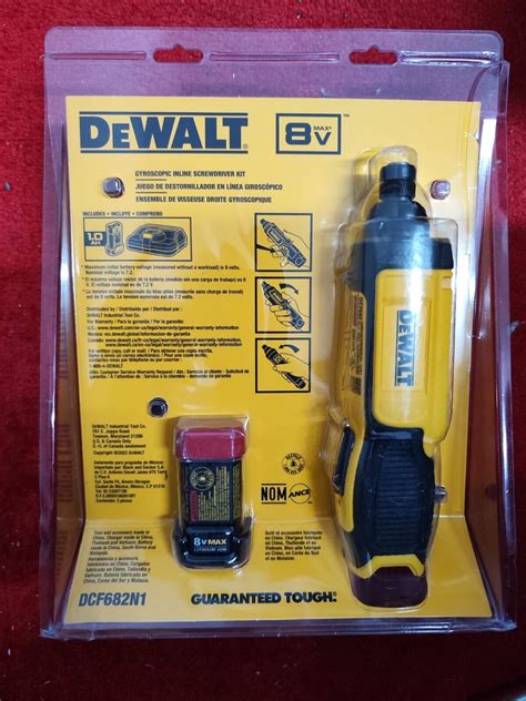 Dewalt Dcf682n1 8v Max Li Ion 1 4 Screwdriver Kit New Battery And