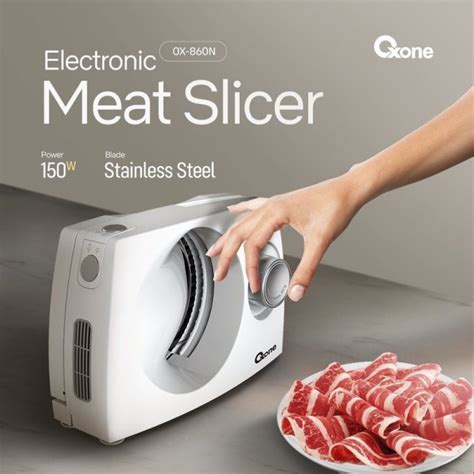 Jual Oxone Electric Meat Slicer Pengiris Daging Listrik Ox N Ox N