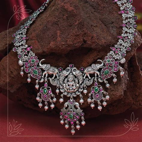 GRT Silver Jewellery On Instagram A Silver Necklace With Temple