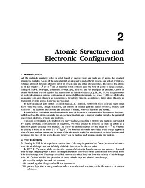 Fillable Online Atoms Molecules Atom Definition History Structure