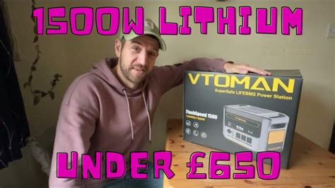 INSANELY CHEAP LITHIUM 1500w Powerstation VTOMAN FlashSpeed YouTube