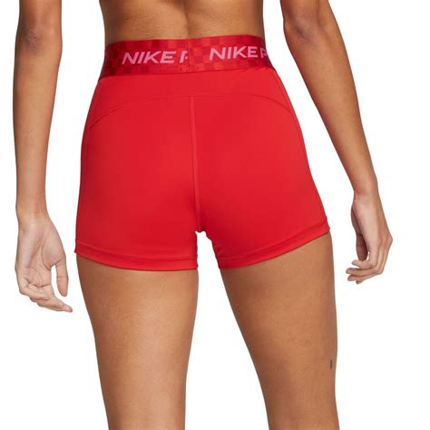 Nike Pro Dri Fit Graphic Mid Rise 3 Inch Womens Training Shorts