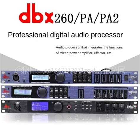 Dbx Pa Pa2 260 Profession Eller Digitaler Audio Prozessor 3 In 6 Out