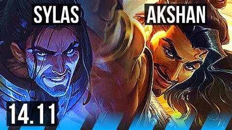 Sylas Vs Akshan Mid Winrate Legendary Euw Challenger