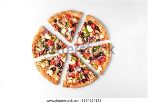 Slices Fresh Round Pizza Chicken Meat Stock Photo 1934624123 | Shutterstock