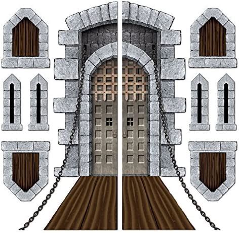 Amazon Beistle Printed Castle Door And Window Props 16 To 5 4