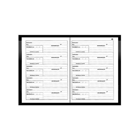 Livro Protocolo de Correspondência 154x216mm 104fls São Domingos