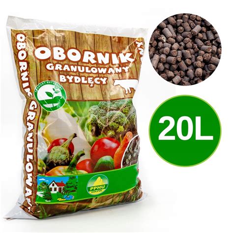 Obornik Nawóz Naturalny Granulowany Bydlęcy 20 L 13992603905