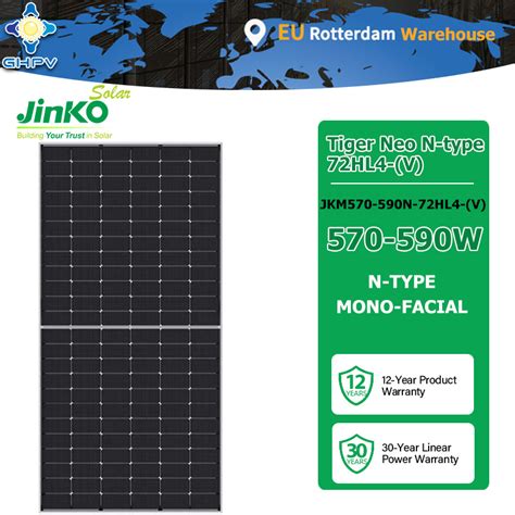 Jinko Tiger Neo N Type Jkm Hl Wholesale Solar Panels W W W