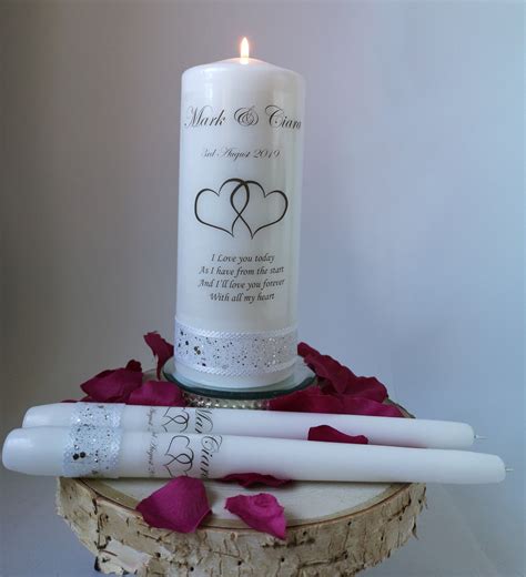 Wedding Candle Unity Sets Customised Wedding Candles In Dublin Magic Photo Ts