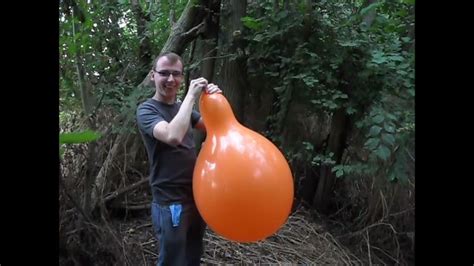 Tuftex 24 Inch Orange Balloon Blow To Pop Btp B2p Tt24 Youtube