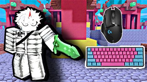 Roblox Bedwars Asmr With A New Keyboard Youtube