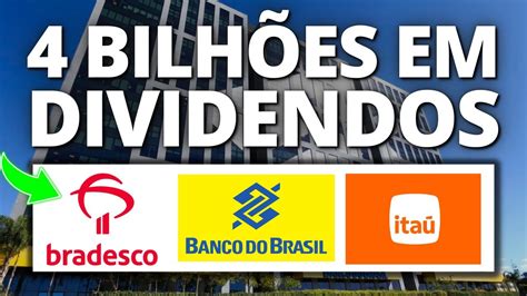 URGENTE ANÚNCIO BILIONÁRIO de DIVIDENDOS do BANCO BRADESCO BBDC4