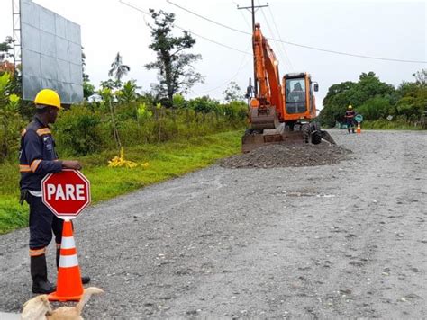 Inician Obras En La V A Al Mar Las Nimas Nuqu Infraestructura