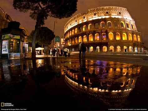 Architecture Rome National Geographic Colosseum Wallpapers Hd