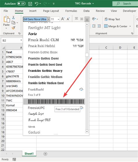 Comment Générer Un Code Barres Dans Microsoft Excel Moyens Io