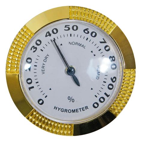 Brass Humidor Hygrometers for Humidors - Large Analog Hygrometer ...