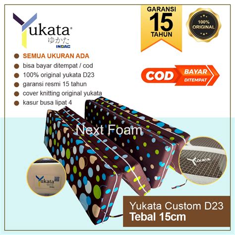 Jual Kasur Busa Lipat Inoac Yukata D 23 Semua Ukuran Tebal 15 Cm