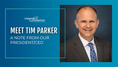 A Note from Tim Parker, President/CEO | CFONCW